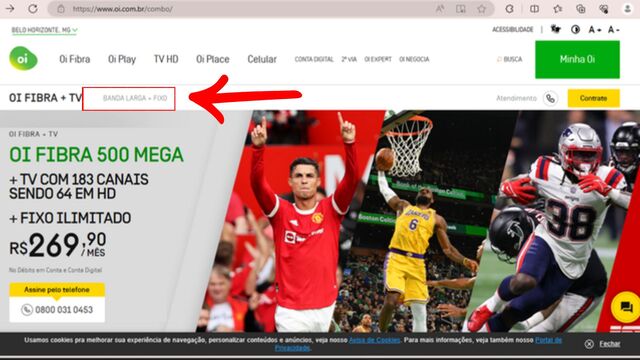 passo a passo oi conta total