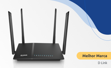 imagem roteador da marca D Link