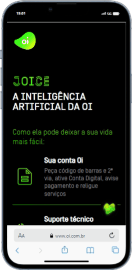 joice site da oi