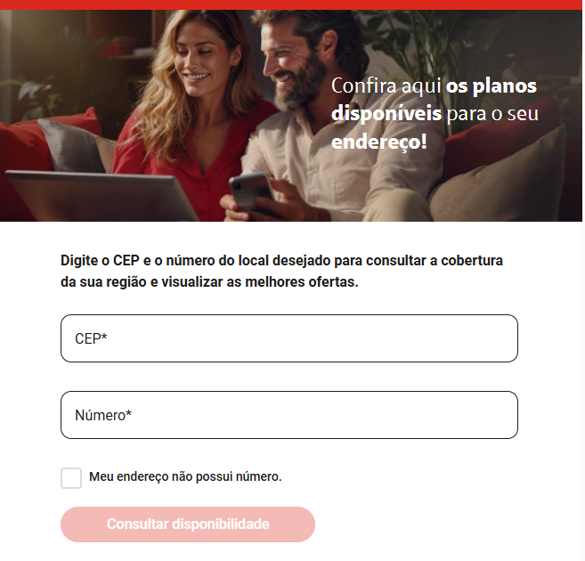 Print do site da Claro