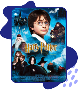 capa oficial do filme Harry Potter e a Pedra Filosofal (2001)