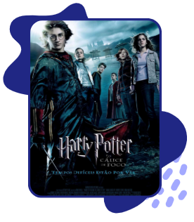 capa oficial do filme  Harry Potter e o Cálice de Fogo (2005)