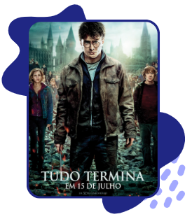 capa oficial do filme Harry Potter e as Relíquias da Morte – Parte 2 (2011)
